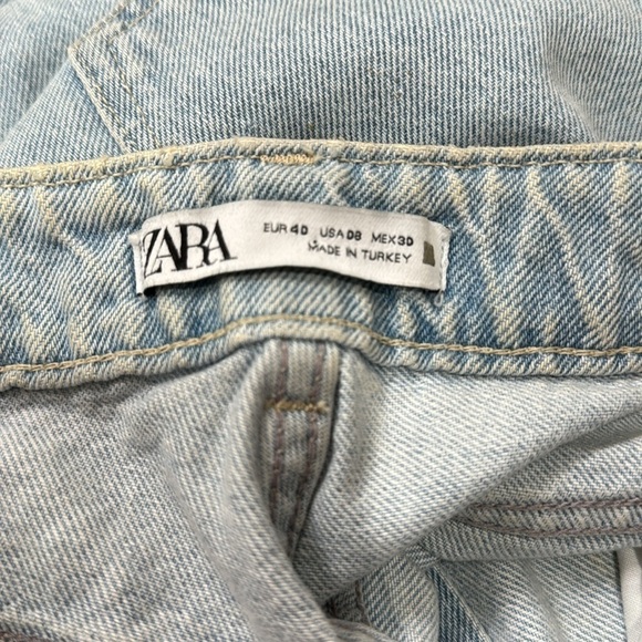 Zara Ripped Mom Fit Jeans Size 8 - Picture 5 of 5